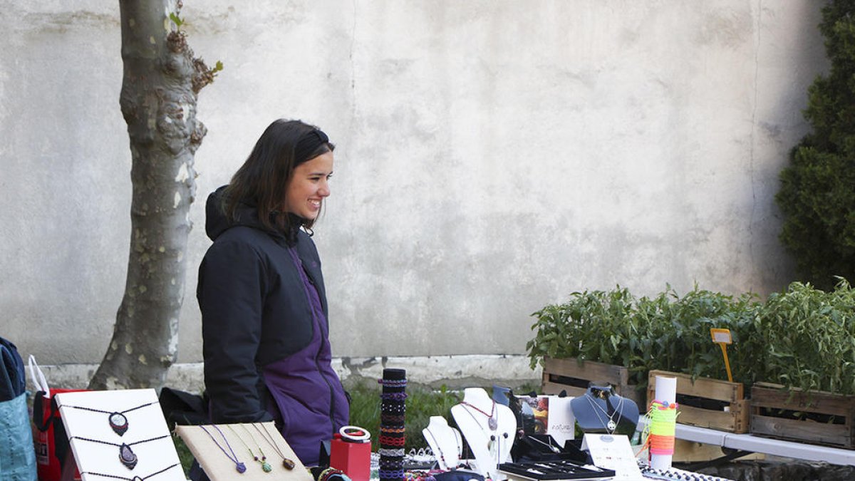 El mercat s'instal·la a la plaça de Sant Miquel