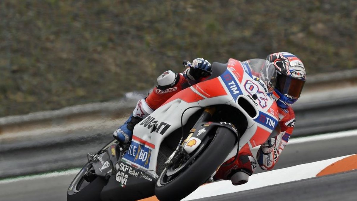 Andrea Dovizioso, el més ràpid als primers lliures