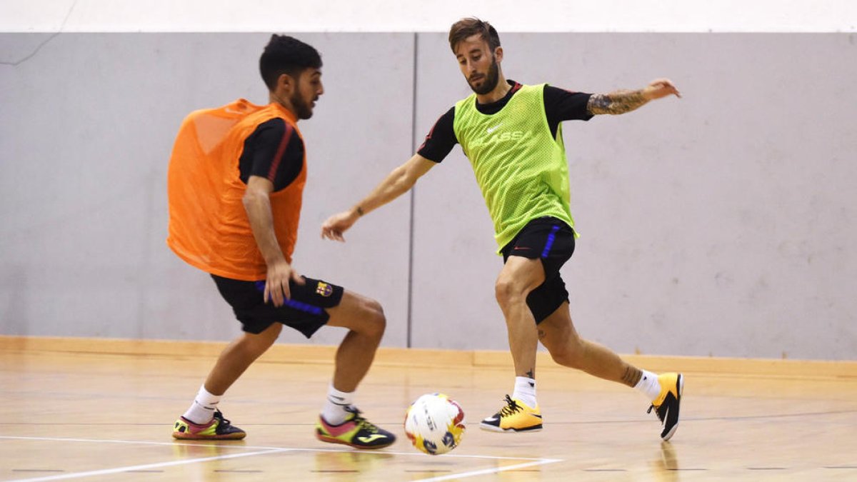 El Barça Lassa de futbol sala tanca la preparació a Encamp