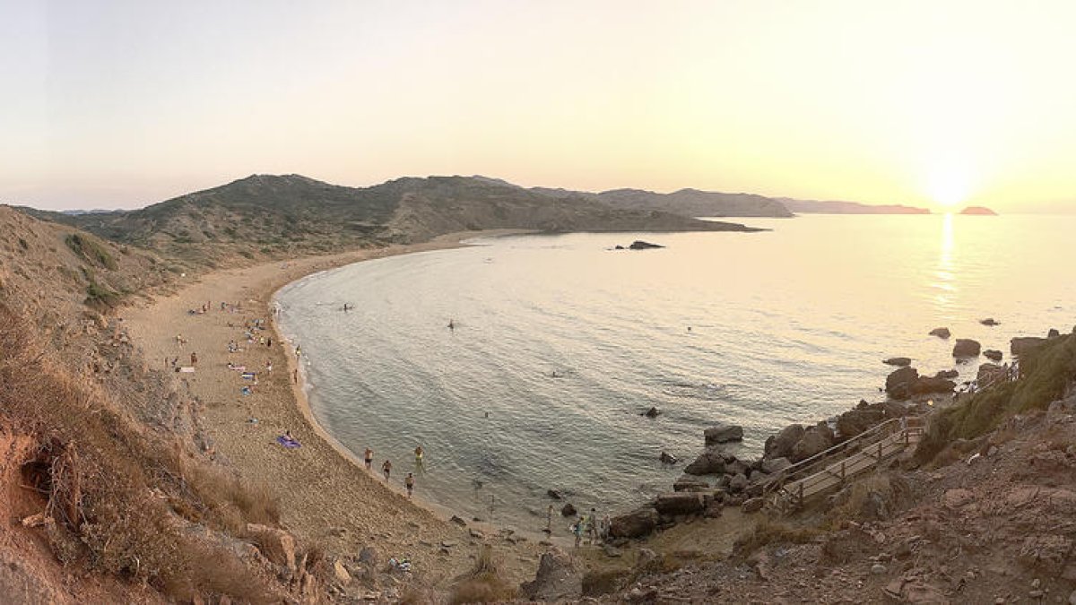 Una posta del sol captivadora