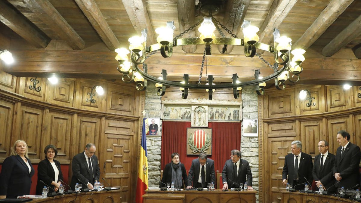 Divisió entre els consellers de la majoria de Sant Julià