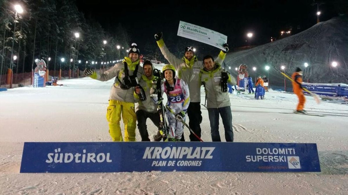 Primer podi del curs per a Gutiérrez