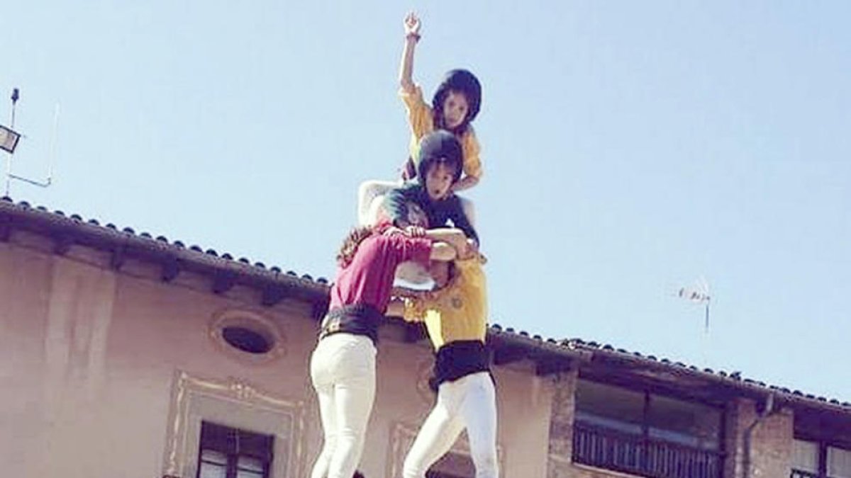 Primera actuació castellera de la temporada fora de casa