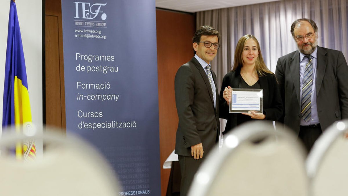 Un moment de l'entrega de diplomes.