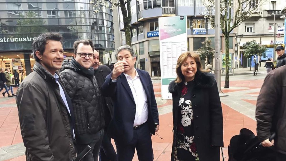 Visita dels representants del Comú d'Andorra la Vella a Pontevedra.