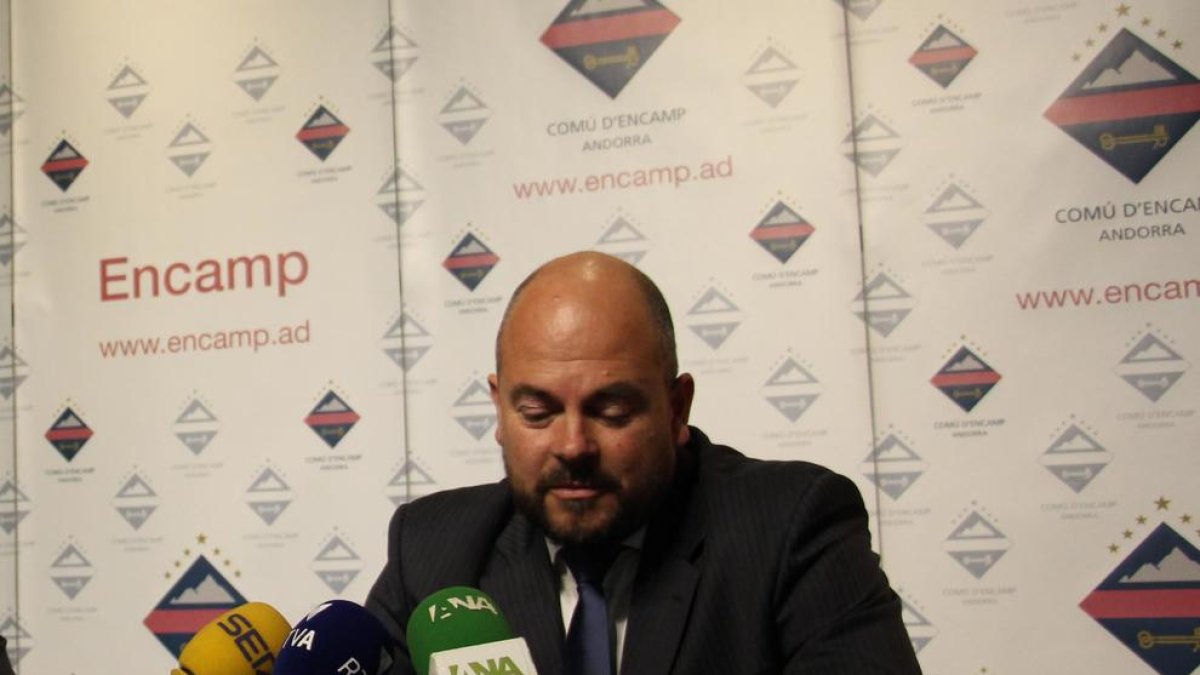 El cònsol major d'Encamp, Jordi Torres, aquest dijous.