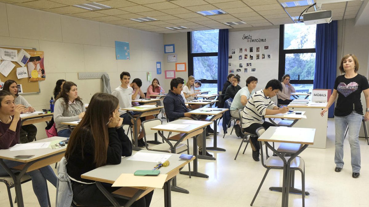 Un 16% més d'estudiants s'examinen de la POB
