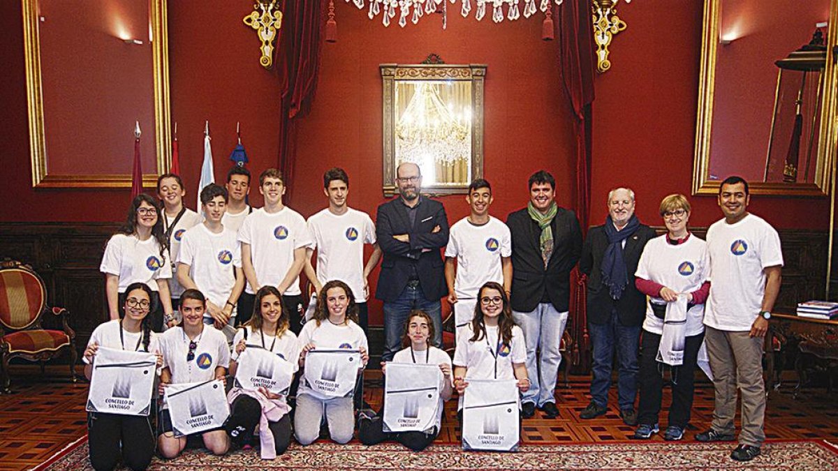 Alumnes del Maria Moliner fan el camí de Santiago