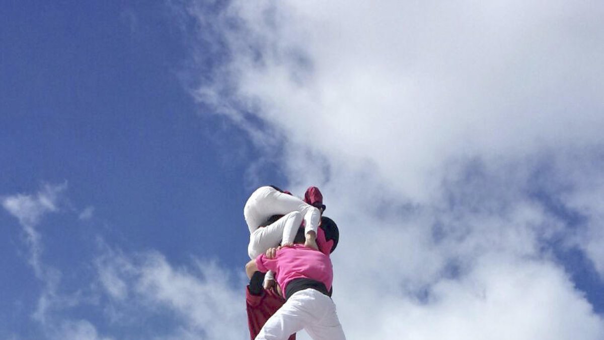 Segona actuació dels Castellers d'Andorra