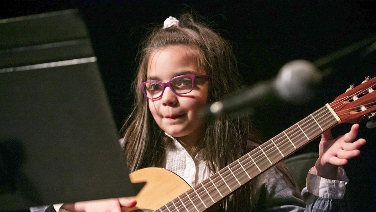 Els alumnes de l'escola de música van fer un recital