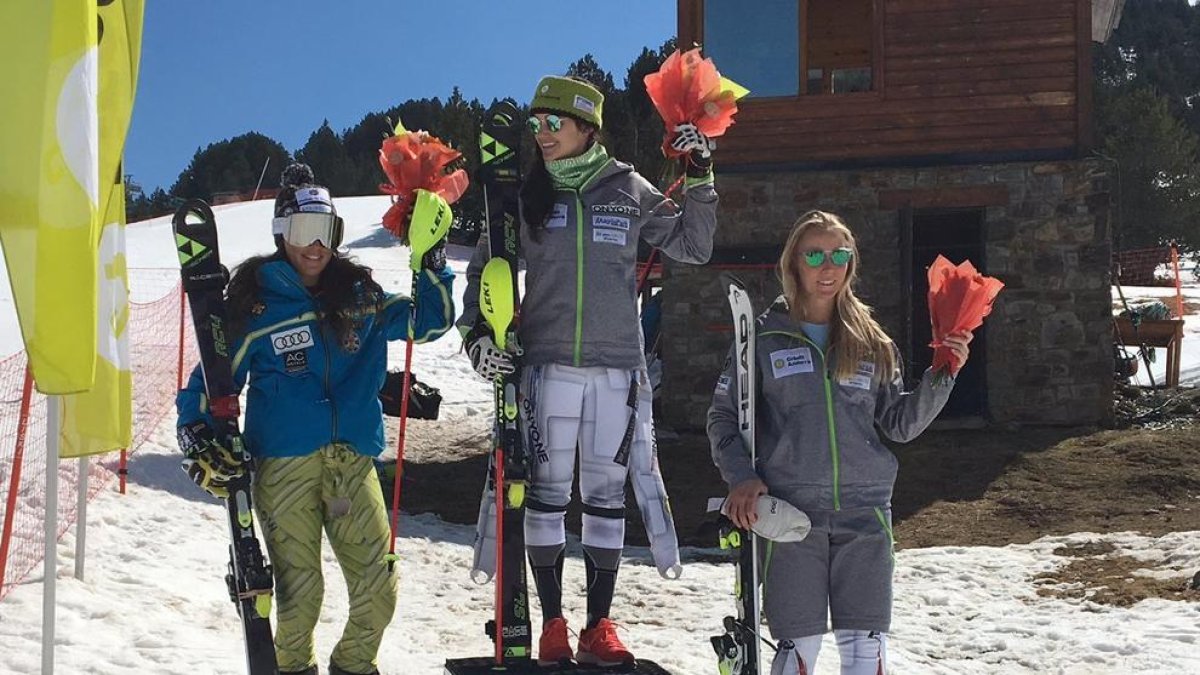 Mireia Gutiérrez i Àxel Esteve, campions d'Andorra