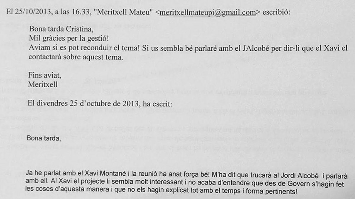 La Batllia inculpa Alcobé pel cas de Mateu amb BPA