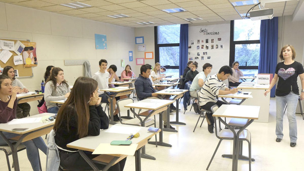 Aprova el 95% dels alumnes que es van presentar als exàmens per tenir el batxillerat