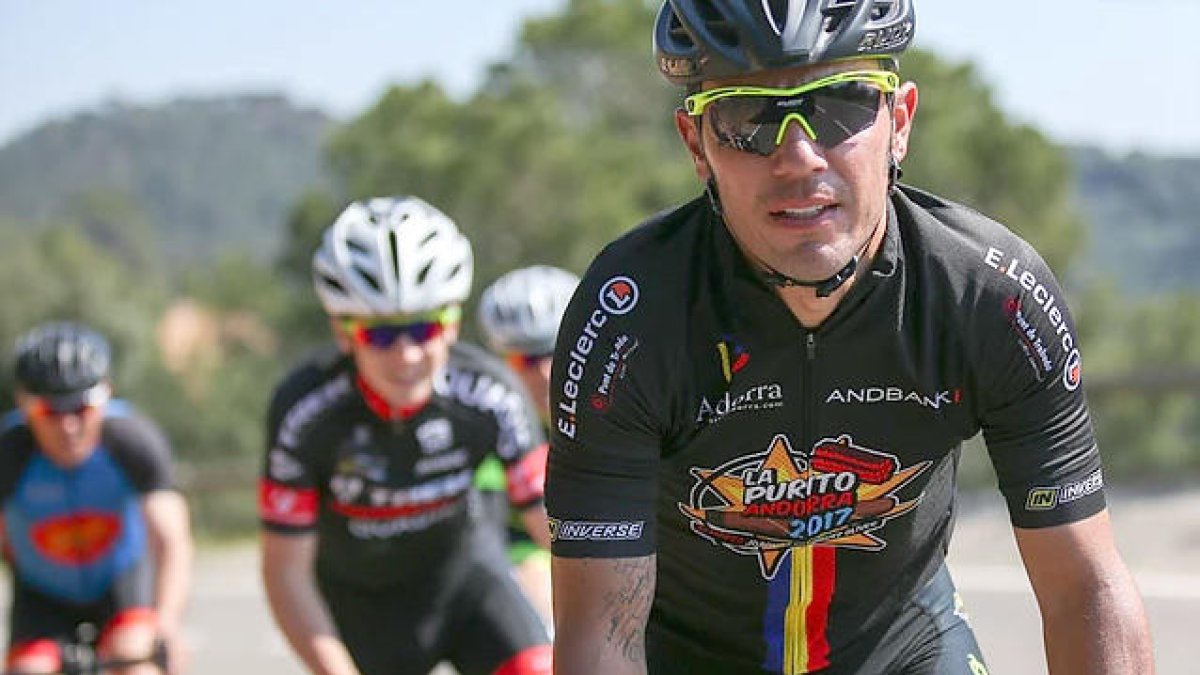 'Purito' presenta el nou mallot de la seva cursa