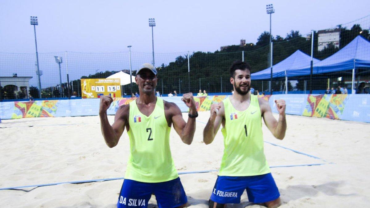 Folguera i Da Silva porten el primer or al caseller andorrà
