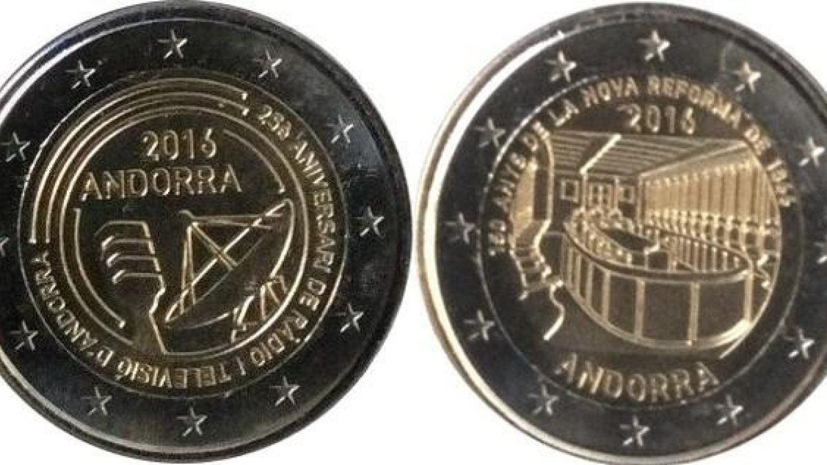 El Govern treu al mercat les monedes andorranes de col·leccionisme del 2016