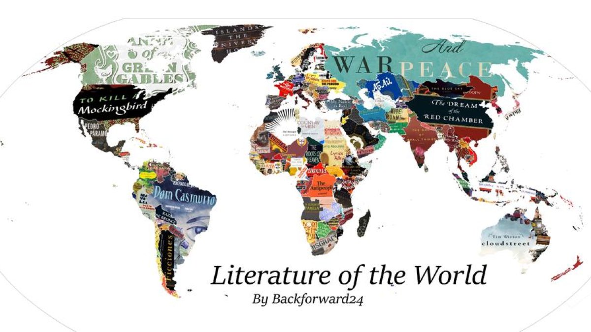 El mapa mundi dels llibres