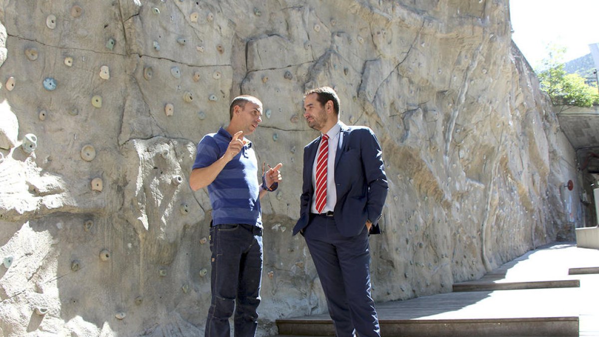 Ordino habilita tretze vies d'escalada esportiva