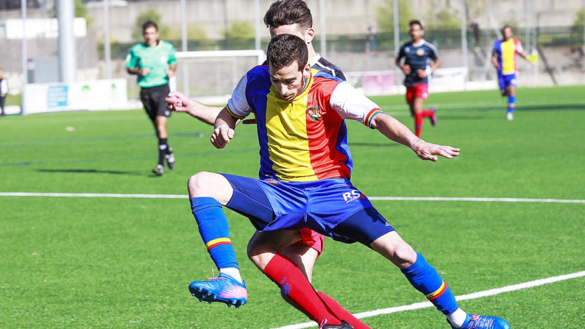 L'FC Andorra cedeix en la primera de les sis finals per a l'ascens