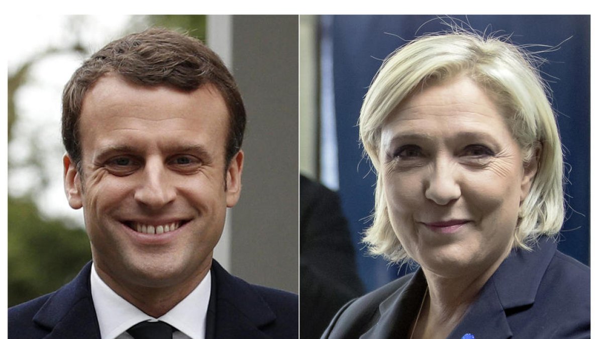 Emmanuel Macron i Marine Le Pen