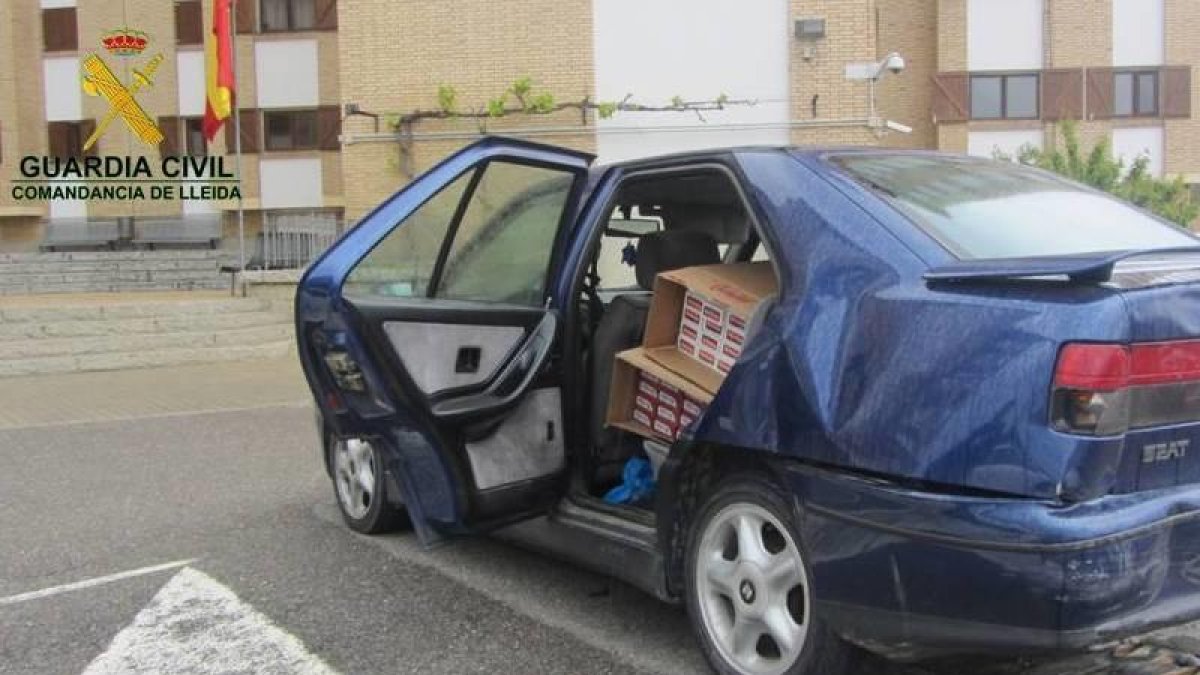 La guàrdia civil intervé tabac de contraban per valor de 9.000 euros
