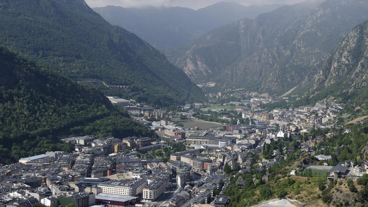Vista aèria d'Andorra