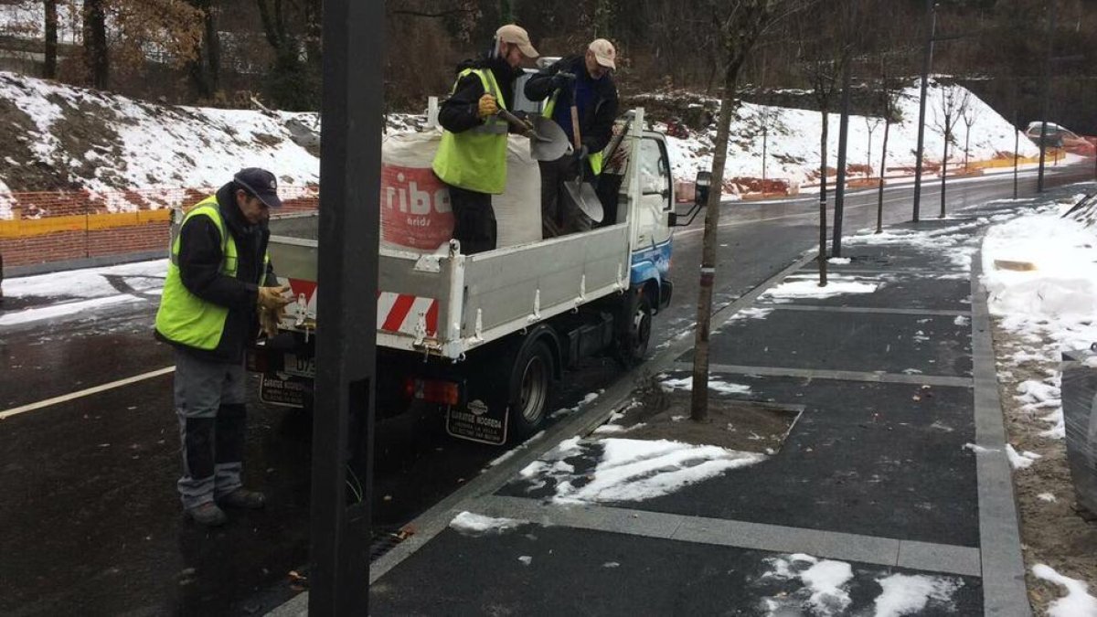 Obertura provisional del vial de Sant Antoni