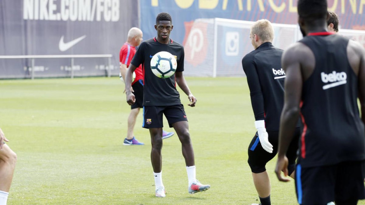 Dembélé centra l'atenció del derbi
