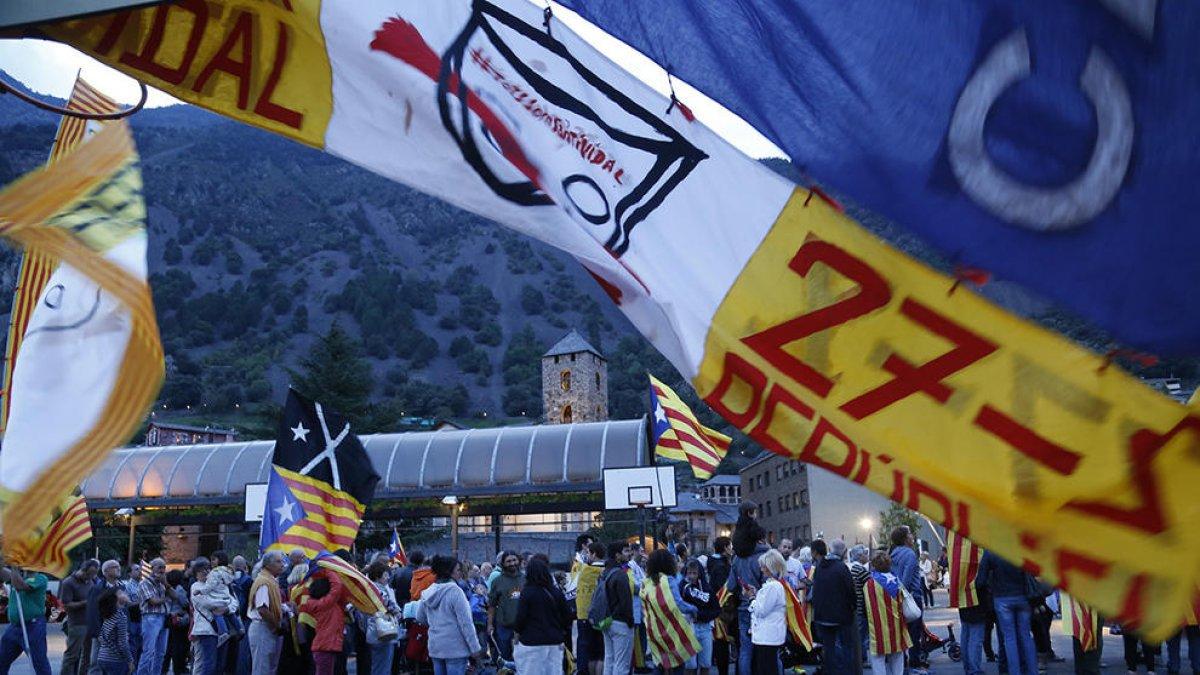 Concentració de l'ANC per protestar contra 