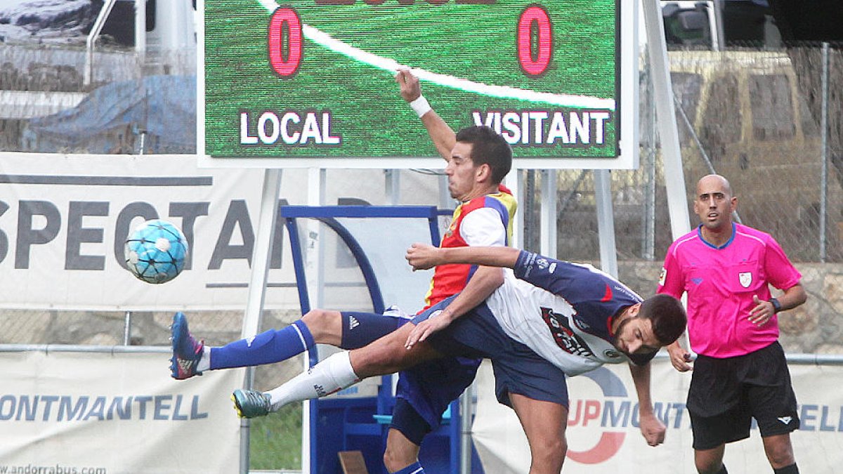 Empat just de l'FC Andorra en un duel amb poca emoció