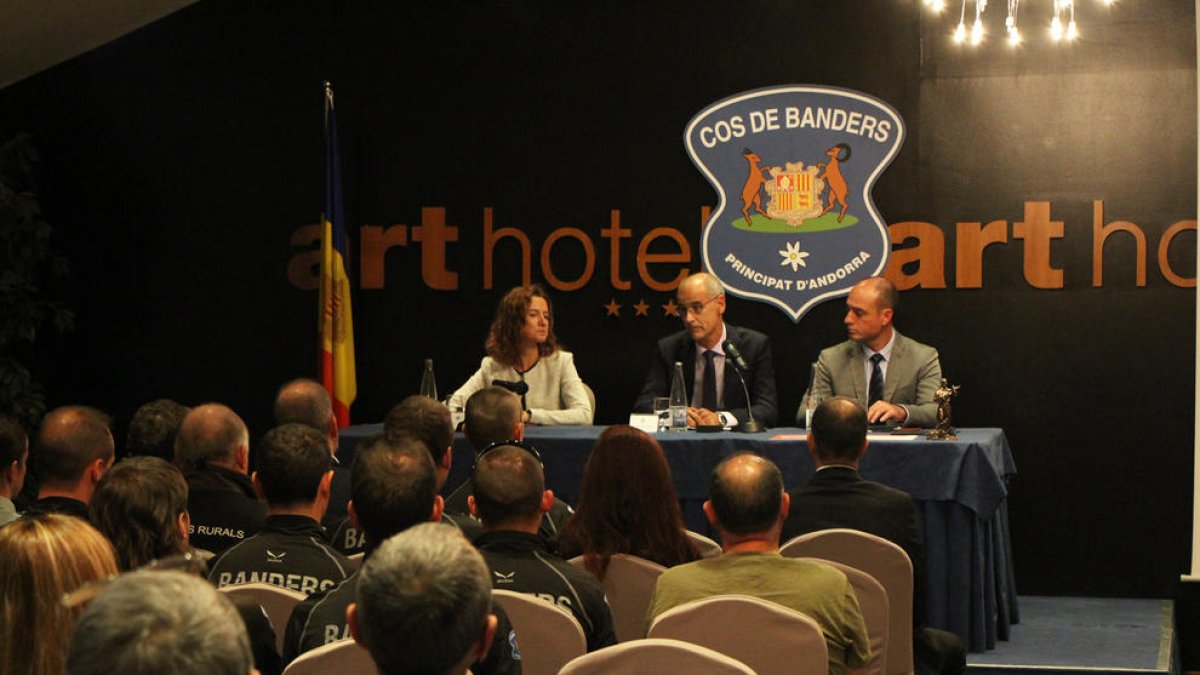 Els Banders celebren el dia del seu patró, sense la previsió que s'incrementi el nombre d'efectius del cos