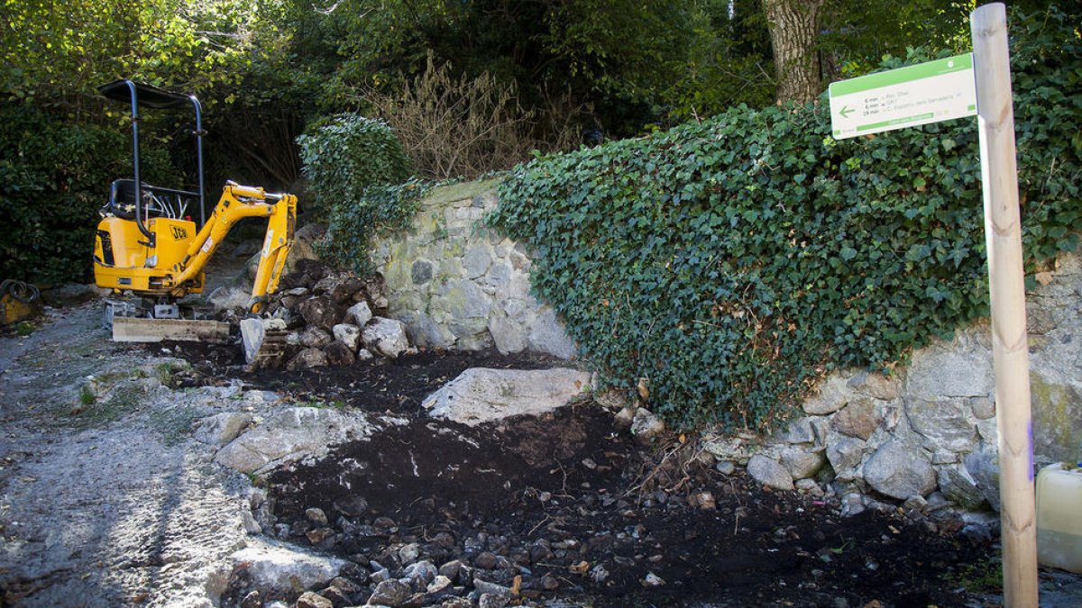 Comencen les obres al camí dels Marginets