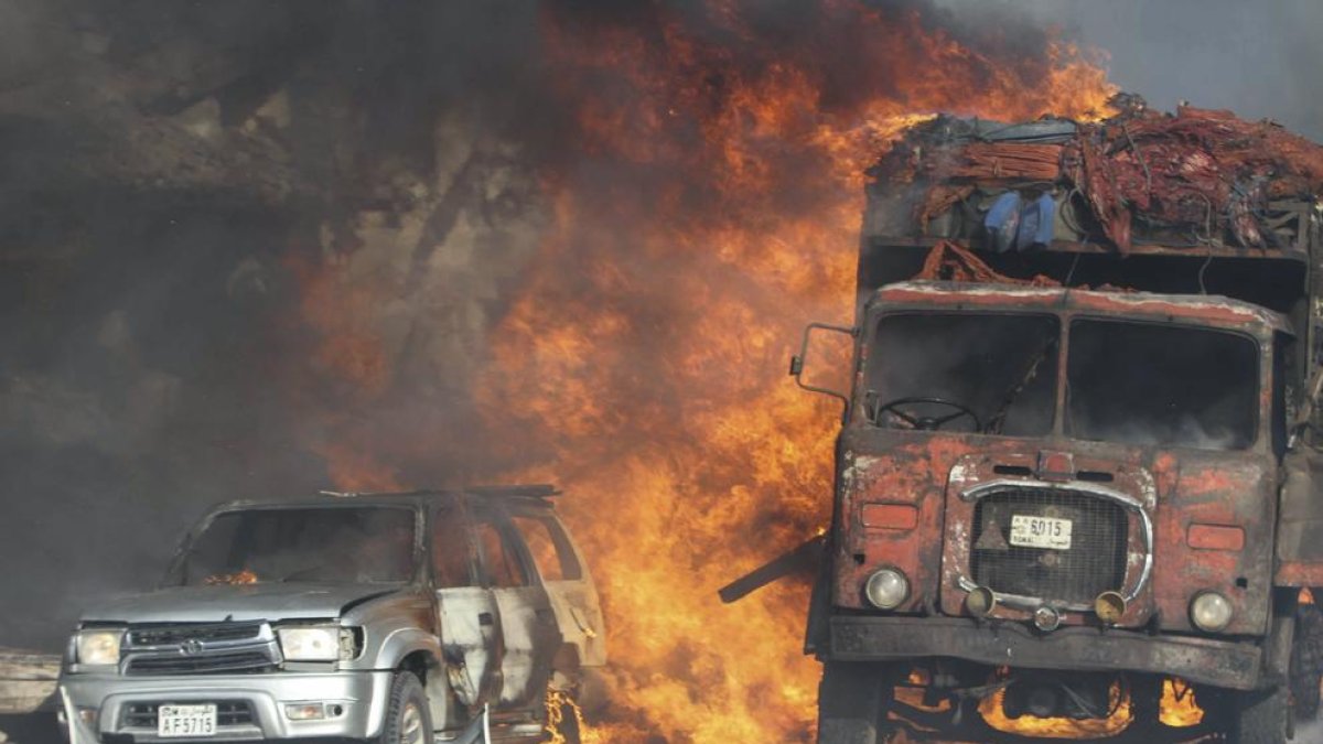 Atemptat amb camions bomba a Mogadiscio