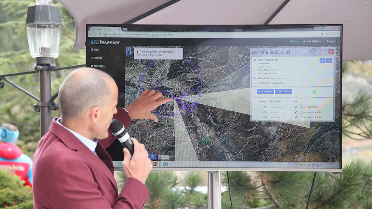 Prova amb èxit de l'eina de rescat de muntanya