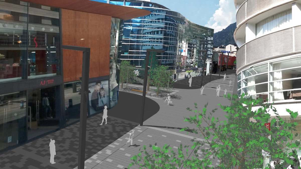 Les renovades Meritxell i Carlemany tindran terra de granit