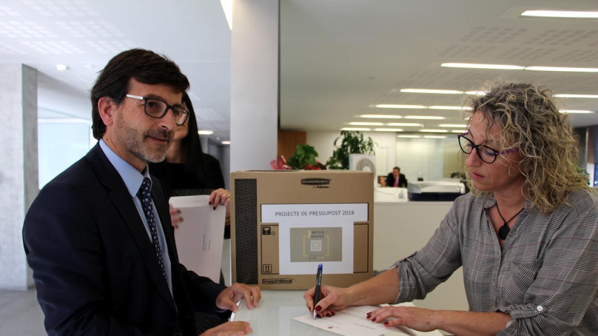 El pressupost del 2018 preveu un dèficit de 25,6 milions d'euros