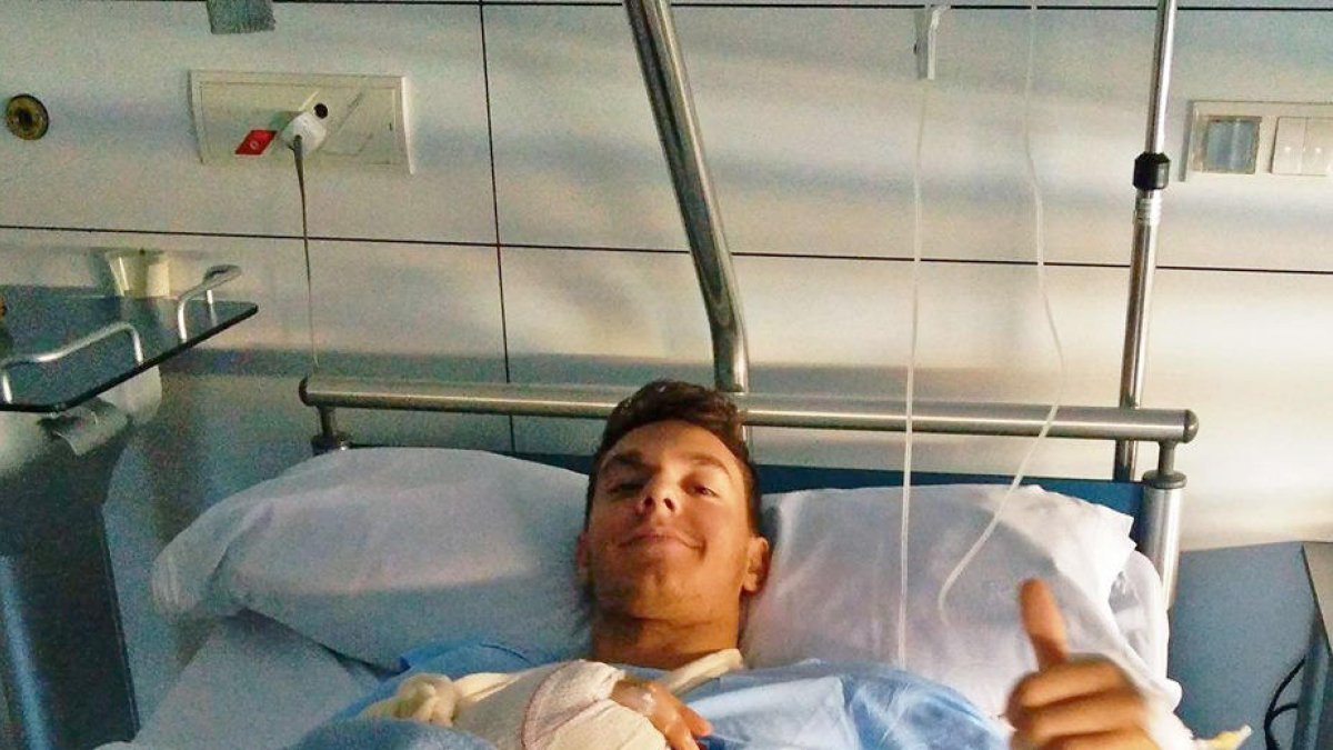 Xavi Cardelús és operat amb èxit, però haurà d'afrontar una llarga recuperació