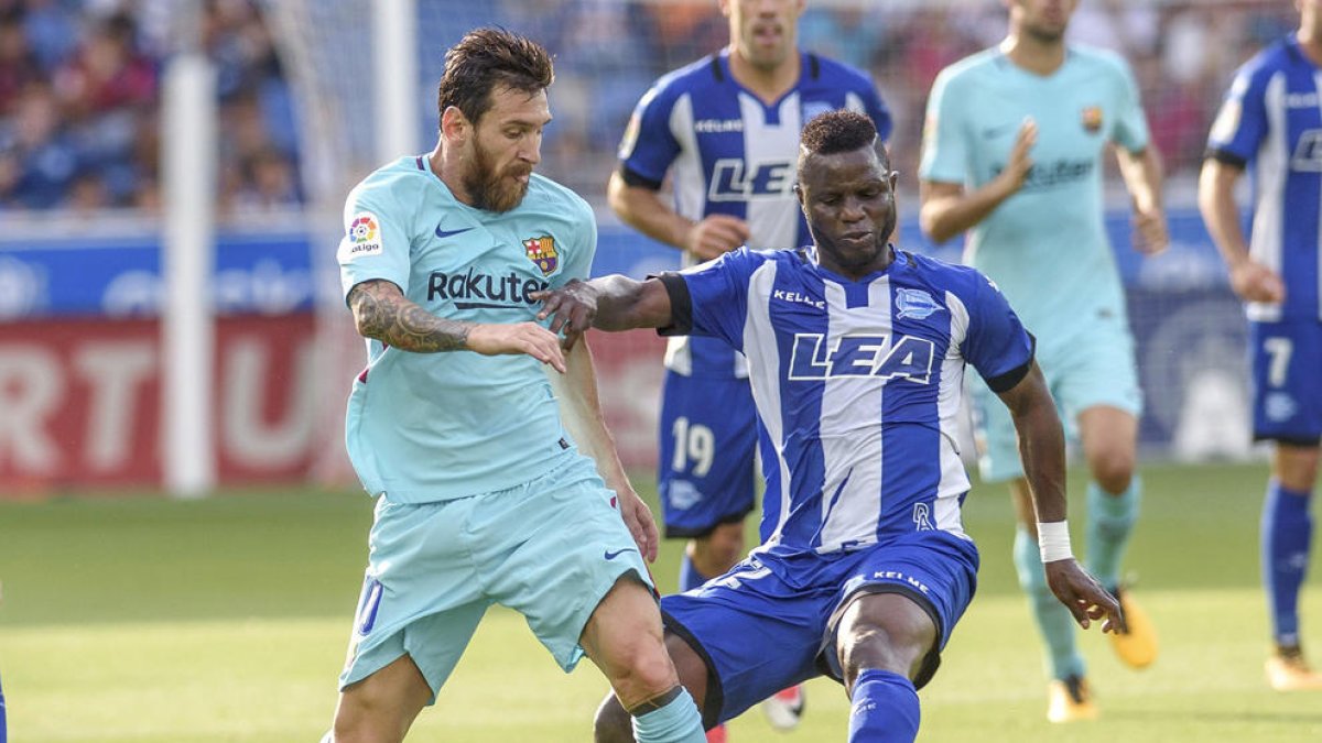 Leo Messi dona els tres punts a l'FC Barcelona en la visita a Mendizorroza