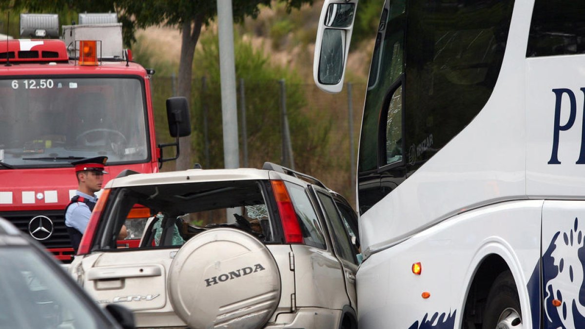 Cinc morts a Salou en un accident de trànsit