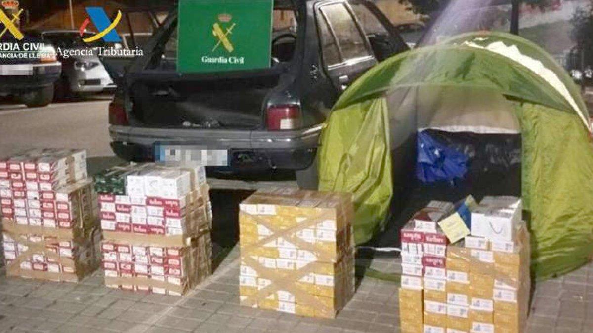 Intervenen 2.900 cartrons de tabac de contraban