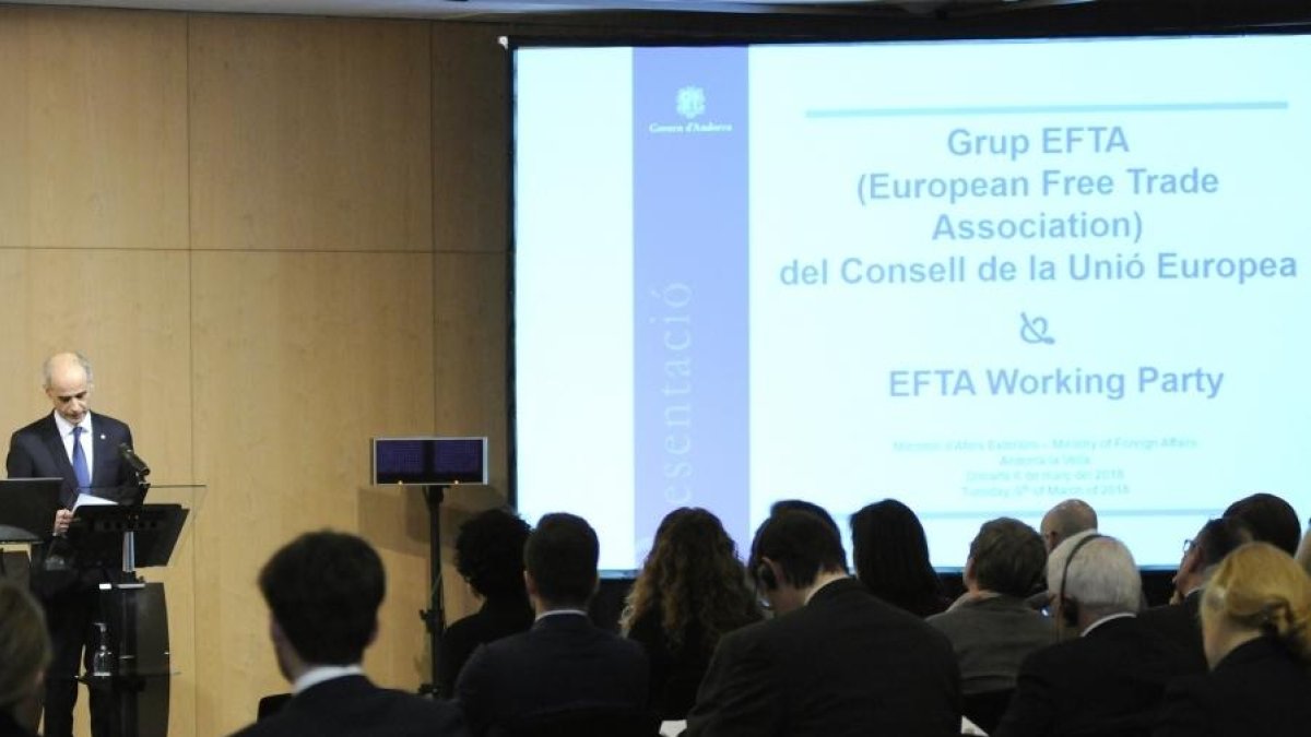 Martí defensa les especificitats d'Andorra en l'acord d'associació amb la UE