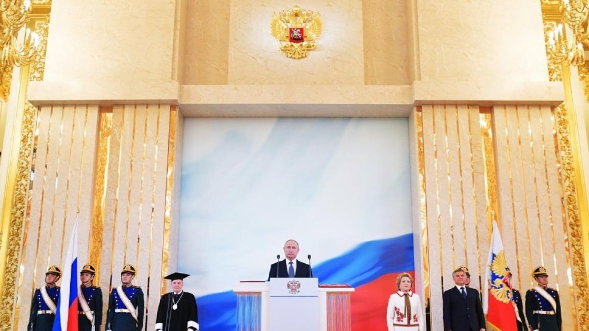 Vladímir Putin assumeix la presidència per quart cop