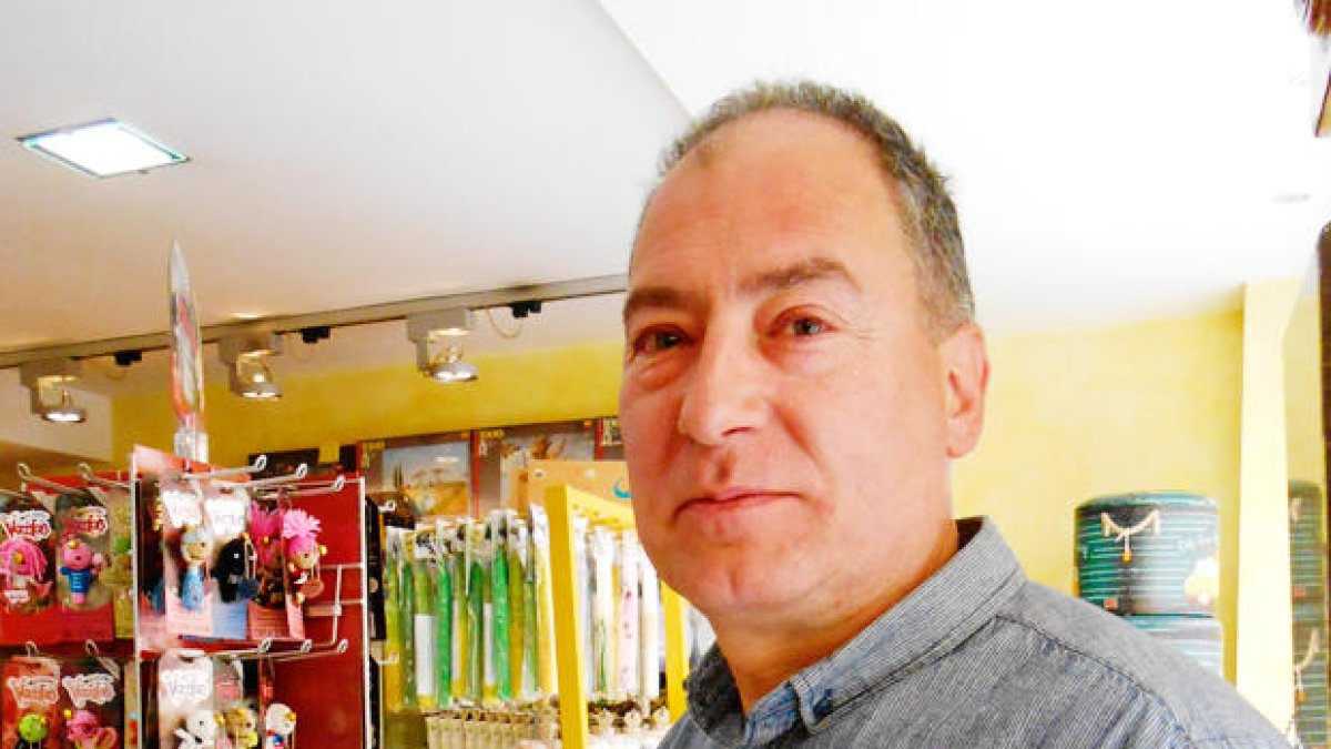 El president de la Unió de Botiguers de la Seu d'Urgell.