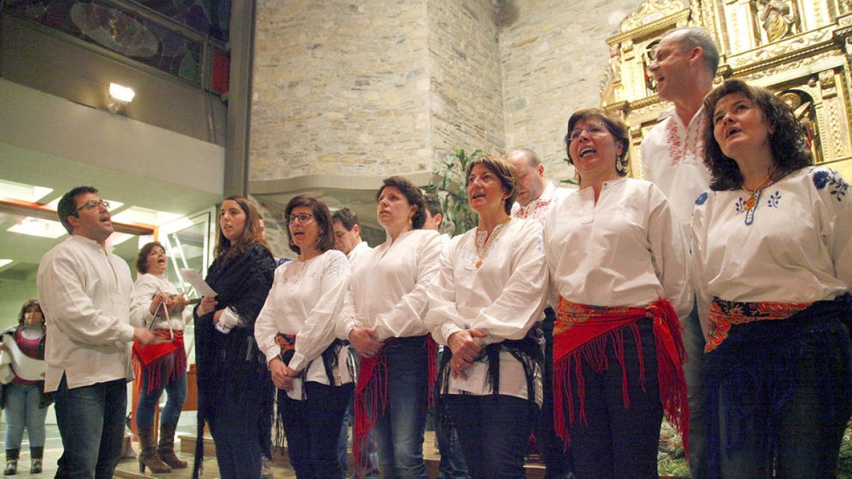 Cantada de 'janeiras' ahir a Ordino i avui a la capital