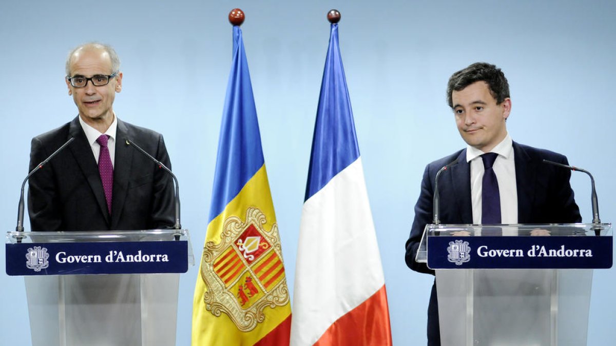 Toni Martí i Gérald Darmanin