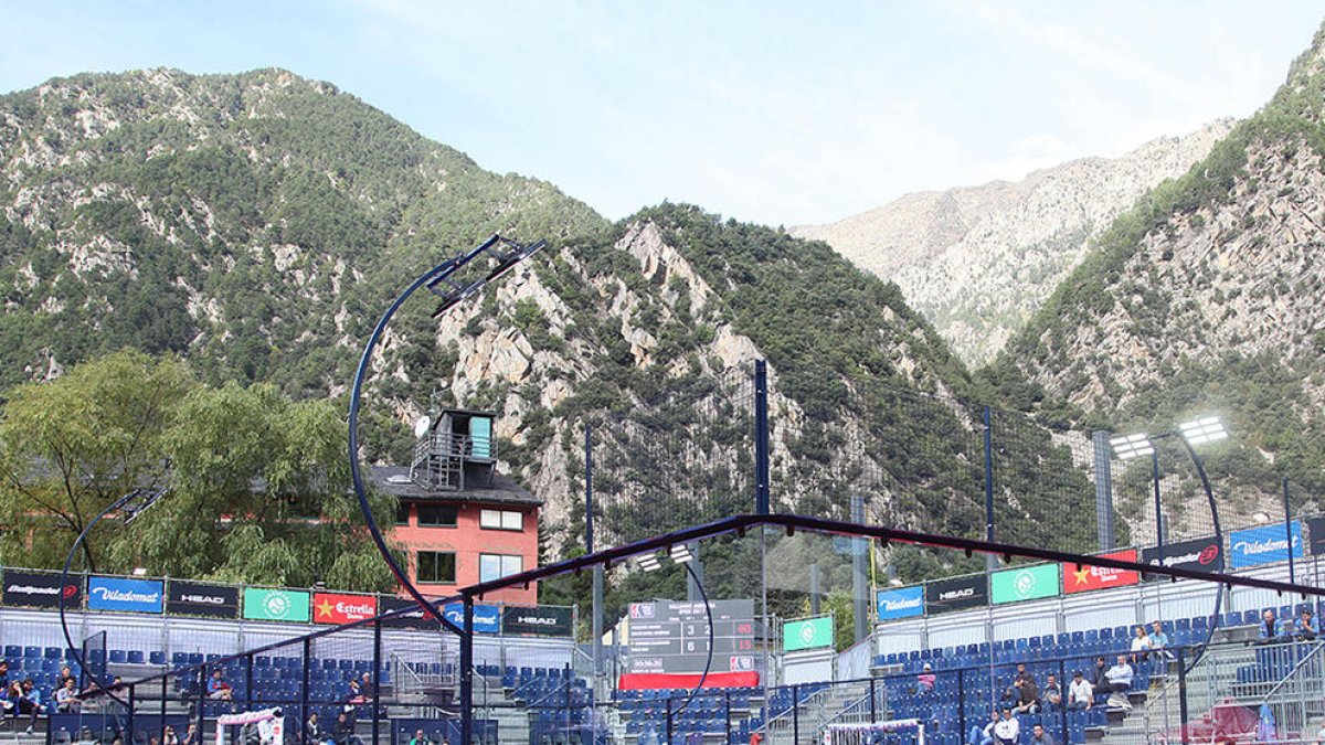 La pista central del World Padel Tour s'ubicarà enguany al Poliesportiu