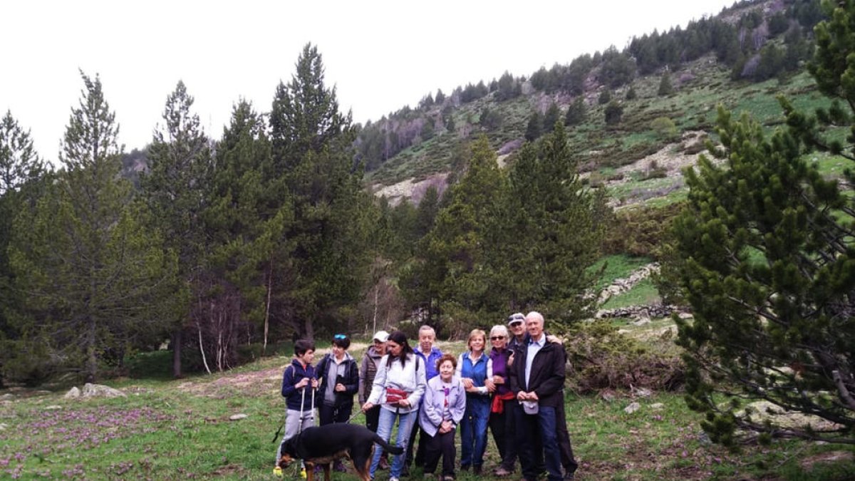 Una desena de persones celebren el Dia dels parcs