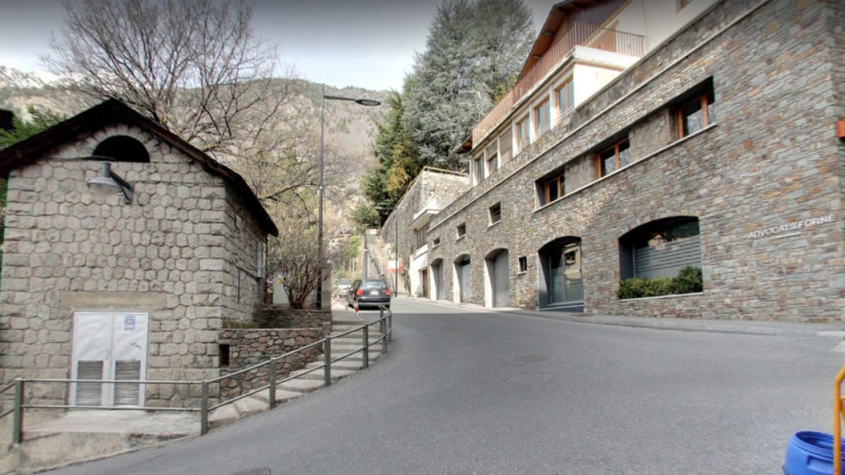 El carrer de Les Canals.