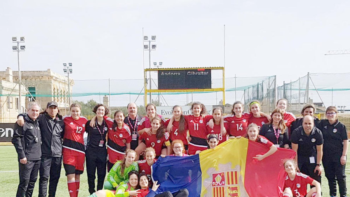 La selecció sub-16 supera Gibraltar en l'últim duel del torneig de desenvolupament (1-0)