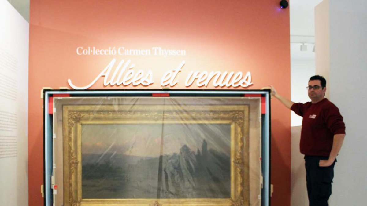 El Thyssen ja ultima la mostra 'Allées et venues'